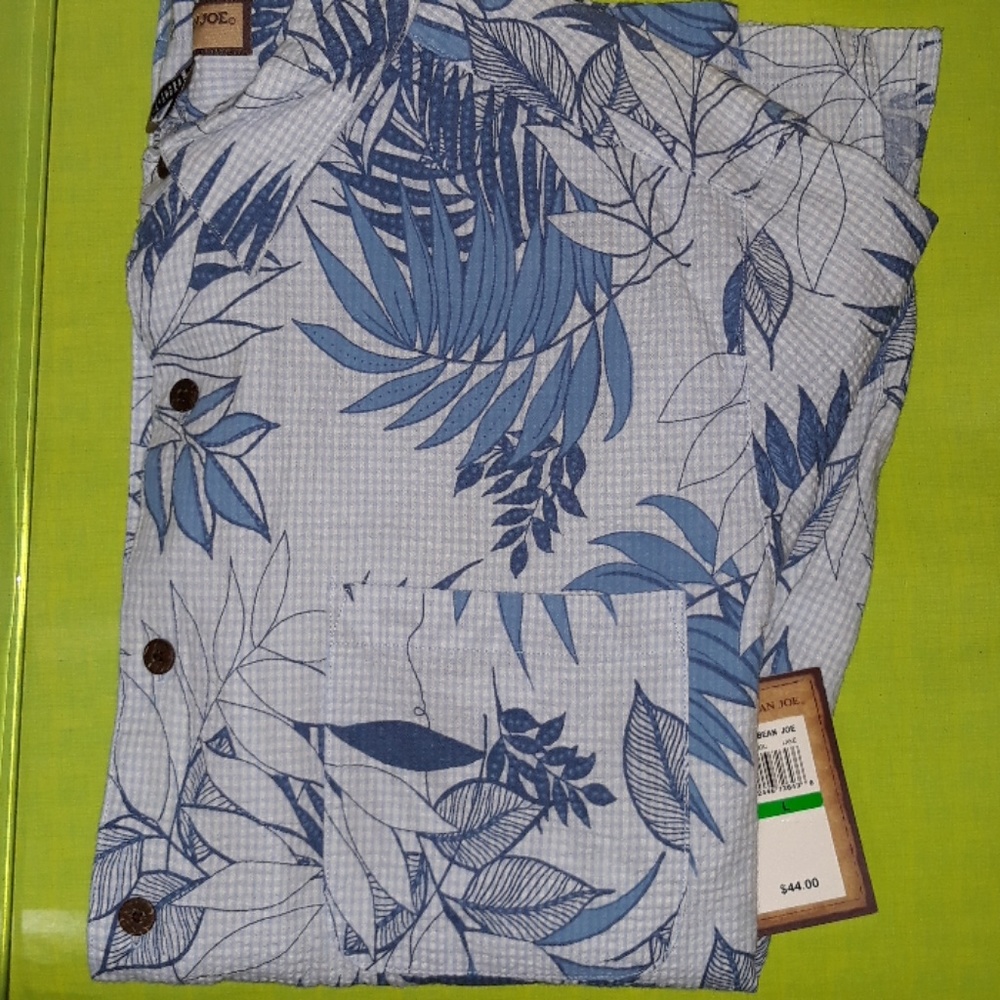 Caribbean Joe Casual Tropical Shirt